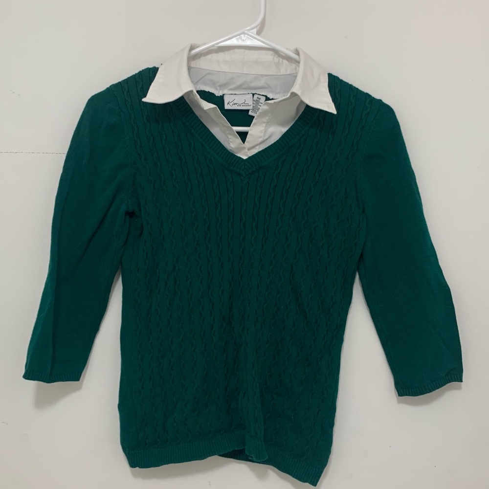 Kim Rogers Vintage Green Sweater